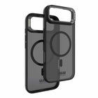 Blu Element - Étui Chromatic Kick MagSafe pour iPhone 17 Air - Noir-Protection supplémentaire de l'appareil photo avec béquille rabattable pour une visualisation en paysage