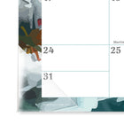 Cambridge - Sous-main Teal Garden 2027 - 17 po H x 22 po l - bilingue-Les blocs mesurent 2 3/4 po x 2 1/4 po
