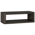 Hudson&Canal - Table basse rectangulaire Kellan (119 cm) - Brun aulne-Un design contemporain moderne pour votre salon, votre bureau et plus encore