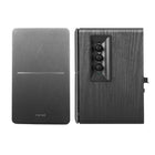 Edifier - R1280T Enceintes de bibliothèque alimentées par batterie de style technologique - Noir-Alimentation universelle (100-240 V)