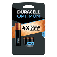 Duracell - Optimum Piles Alcaline AAA - paquet de 8-Conçues avec 4 fois plus d’ingrédients power boostmc : les piles AAA Duracell Optimum contiennent 4 fois plus d’ingrédients POWER BOOSTMC brevetés de Duracell que les piles AAA Coppertop