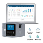 uAttend - BN6500N Système de pointage par empreinte digitale connecté au cloud WiFi/LAN - Noir/Gris-Répondez aux besoins de votre entreprise en suivant une période de paie hebdomadaire, bihebdomadaire, bimensuelle ou mensuelle.