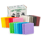 Crayola - Pack cours de pâte à modeler - Couleurs assorties - Lot de 24-Argile de modélisation douce, souple et non durcissante