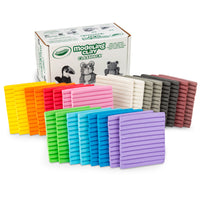 Crayola - Pack cours de pâte à modeler - Couleurs assorties - Lot de 24-Argile de modélisation douce, souple et non durcissante