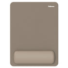 Fellowes - Repose-poignet pour souris Breyta XL avec coussin HEX - Sable-23 % plus grand que notre tapis de souris standard avec repose-poignet, afin de favoriser une plus grande amplitude de mouvement et de réduire les petits mouvements