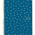 Five Star - Agenda scolaire hebdomadaire/mensuel Style 2024-2025 - 8 1/2 po x 11 po - bleu - bilingue-Planification hebdomadaire mensuelle à onglet de 12 mois - juillet 2024 à juin 2025
