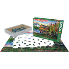 Eurographics - Casse-tête de la cabane de pêche - 1000 pièces-Panneau bleu européen