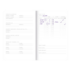Mead - Moments Carnet de poche Alimentation et sommeil - 3 1/2 po X 5 1/2 po - 48 pages-Format parfaitement portable. Mesurant 3 1/2" × 5 1/2", ce journal compact est idéal à la maison comme en déplacement.