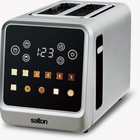 Salton - grille-pain tactile - 2 tranches acier inoxydable-Minuterie à compte à rebours : vous permet de savoir quand votre rôtie sera prête 