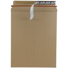 JAM Paper - Enveloppes expédition rigides pour photos avec fermeture auto-adhésive, 9,75 x 12,25 po, kraft brun, 12/paquet-Enveloppe d’expédition en papier cartonné kraft brun