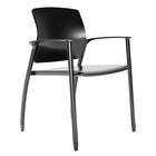 Nightingale - Chaise empilable Firefly II - Noir-Conception de siège en cascade sur tous les modèles pour réduire la fatigue musculaire