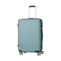 Samsonite - Way-Lite 26,5 po Spinner Moyen Exp - vert aube-Les roues jumelées Spinner facilitent la navigation dans les allées étroites des avions, ainsi que sur une variété de surfaces