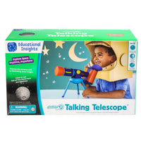 Educational Insights - Télescope parlant Geosafari Jr.-Télescope parlant avec 2 modes : Faits et Quiz. La voix d'Emily Dawn Calandrelli, animatrice et productrice de « Xploration Outer Space 