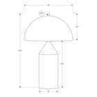 Monarch Specialties - Luminaire - 23 po H Lampe De Table - Métal Noir-Contrôlez facilement votre éclairage grâce à l'interrupteur à bascule intégré qui fonctionne avec une ampoule de 60 W maximum (non incluse), ce qui en fait un complément pratique à la décoration de votre maison ou de votre bureau