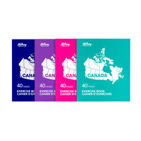 Hilroy - Canada Cahier cousu laminé, 10-7/8 po H x 8-3/8 po l, Couleurs Assorties-Couverture plastifiée durable 