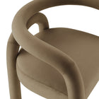 Modway - Astrid Performance Velvet Chaise à manger - Chameau-9