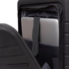 Bugatti - Valise de cabine Munich Pro 21.5po avec poche frontale - Noir-Support AirTag intégré pour suivre vos bagages (AirTag non inclus)