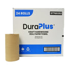 Dura Plus - Rouleaux de papier essuie-main, Kraft, 205pi - paquet de 24-7-25/32" x 205', Kraft