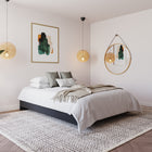 Nexera - Lit plateforme double, Noir-5