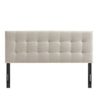 Modway - Lily Rembourré Tête de lit Queen size, Colombe-Construction rembourrée