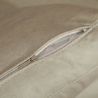 HOMCOM - Canapé 58 po pour chambre avec coussins - beige-Structure en acier et quatre pieds en hêtre conçus pour une solidité durable 