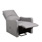 Brassex - Fauteuil releveur inclinable 604738 Levo - gris clair-Mécanisme d'inclinaison motorisé à positions multiples