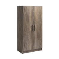 Prepac - Penderie Elite 32 po - Gris dérivé-Fini durable en laminé gris vieilli
