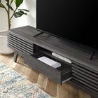 Modway - Render 70 po Meuble TV, Fusain-Construction durable en panneaux de particules
