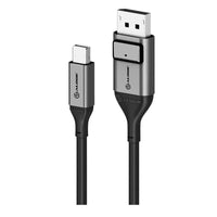 ALOGIC - Câble Mini DisplayPort vers DisplayPort 8K Ultra 2 m - Gris sidéral-Prend en charge la spécification complète DisplayPort V1.4