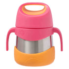 b.box - Boîte alimentaire isotherme - 335ml - Milkshake Fraise-Conception adaptée aux enfants avec poignées faciles à saisir, cuillère-fourchette intégrée et pièces amovibles favorisant l’autonomie