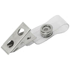 Merangue - Pinces à badges avec sangle - Paquet de 100-Clip pour badge d'identification avec sangle en vinyle