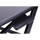 Rocelco - Ensemble rehausseur de bureau de luxe à hauteur ajustable de 40" et support au sol - Noir-OREILLET TROU: Pour une gestion des câbles sans tracas, ou pour installer un support de moniteur pour 1, 2 ou 3 moniteurs, tels que le Rocelco DM1, DM2 ou DM3