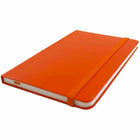 JAM Paper - Grand carnet à couverture rigide avec élastique - 70 feuilles lignées - 5 7/8" x 8 1/2" - Orange-Taille : Grand (5 7/8 x 8 1/2 pouces) | Se glisse facilement dans les sacs, sacs à dos et porte-documents.