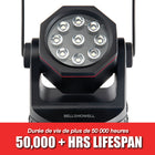 Bell + Howell - Lampe de travail bionique 360 Pro multidirectionnelle - 1000 lumens-Durée de vie de 50 000 heures : La lampe de travail bionique a une durée de vie allant jusqu’à 50 000+ heures afin que vous n’ayez pas à vous soucier d’acheter ou de remplacer les lumières pendant un certain temps
