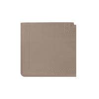 WeatherTech - Tapis d'angle anti-fatigue ComfortMat Connect - Bordé - Sable-Chaque pièce d’angle mesure 63,5 cm2. Assemblez une pièce d’extrémité ou de centre de chaque côté pour donner à votre ComfortMat Connect un angle de 90 degrés.