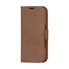 Dbramante1928 - Lynge Portefeuille 2en1 pour iPhone 16 - Bronzer-Avec son support détachable encliquetable, vous obtenez deux étuis en un: un étui portefeuille à rabat ou un étui en cuir ultra-mince