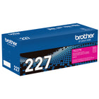 Brother – Cartouche de toner TN227 magenta, haut rendement-Conçu intelligemment dans le cadre d'un système d'impression complet pour fonctionner en toute transparence avec votre imprimante Brother