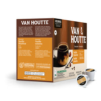 Café Van Houtte, Vanille noisette - Torréfaction légère - Dosettes de café K-Cup - Paquet de 24-Goût : ce mélange est une torréfaction légère qui associe des notes subtiles de vanille et de noisette.