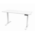 Uplite - Cadre de bureau électrique assis-debout à double moteur - Blanc-Longueur du pied du cadre : 23"