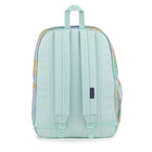 JanSport - Sac À Dos Cross Town Plus - Motif Floral Délavé, Menthe Fraîche-Housse rembourrée pour ordinateur portable de 15 pouces