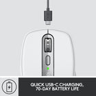 Logitech MX Anywhere 3 - Souris sans fil - Gris pâle-Utilisez le Bluetooth ou le dongle Unifiying USB pour connecter trois dispositifs en même temps. Passez de votre PC, portable et iPad d’un simple clic