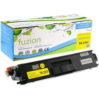 fuzion - Brother TN336Y Cartouche De Toner Compatible - Rendement Haut - Jaune-Couleur d'encre: Jaune