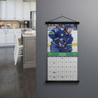 DateWorks - Calendrier Mural 16 Mois 2025 Vancouver Canucks Superstars - 12 po x 12 po - Bilingue-12 po x 12 po