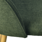 Homy Casa - Tabourets de Bar 26'' avec Siège Tissu Vert - Paquet de 2-Tissu de Haute Qualité : Tissu durable et doux au toucher, résistant à l'usure quotidienne