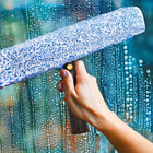 Gritt Commercial - Ensemble professionnel de nettoyage de vitres - Raclette de 14 po - Lave-vitres de 14 po - Perche de 20 po - Lot de 3-9