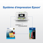 Epson - Cartouche d'encre DURABrite Ultra T842 - grande capacité - Noir/Couleur - Paquet de 4-Modèles compatibles: WF-3920, WF-3925, WF-4920, WF-4930, WF-4933, WF-4935