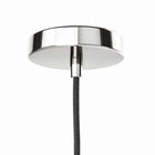 Modway - Skylark Lumière suspendue - Nickel poli transparent-Ampoule non incluse