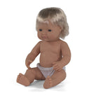 Miniland Educational - Poupée bébé 15 po fille caucasienne-À partir de 10 mois