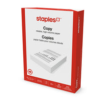 Papier copie de Staples, 20 lb, 8,5 po x 11 po, blanc, 500 feuilles-8,5 x 11 x 2 po