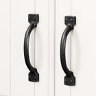 South Shore - Farnel - Armoire de rangement avec 2 portes - Blanc solide-Matériau: Panneaux de particules laminés